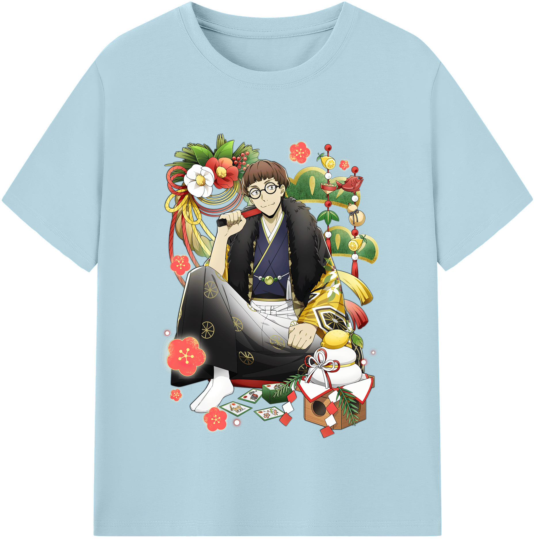 （画像用） 文豪ストレイドッグス Bungo Stray Dogs 綿100％半袖Tシャツ（フロントプリント）